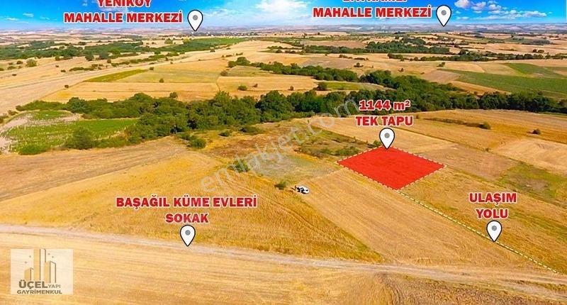 Uzunköprü Başağıl Mahallesinde Müstakil Tek Tapu 1.144 M2 Tarla - Görsel 7