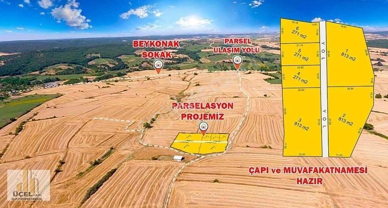 Uzunköprü Beykonak Mahallesinde Parselasyon Yapılmış 813 M2 Arsa - Görsel 16