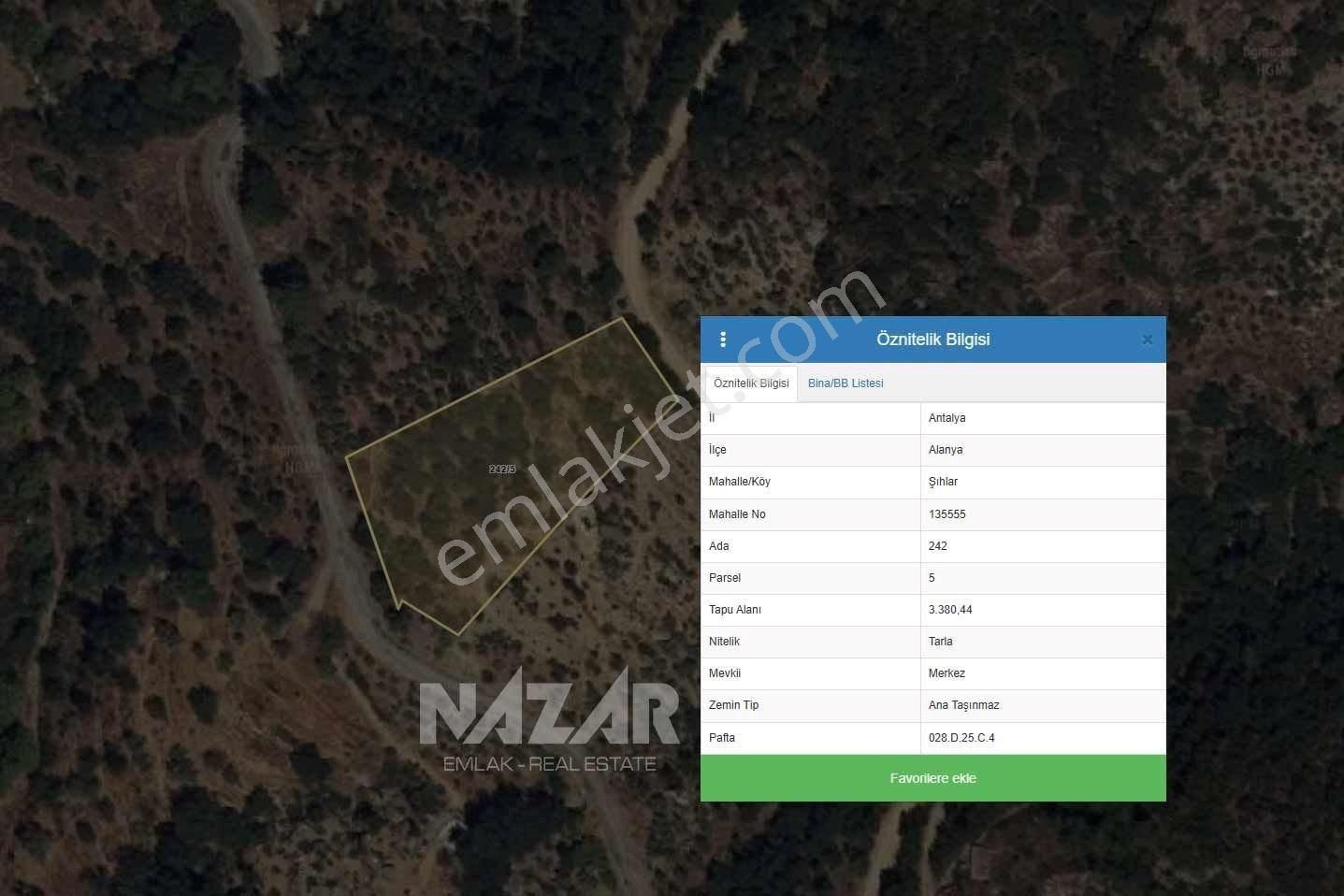 Alanya Şıhlar’da 3.380 M² Satılık Tarla - Görsel 13