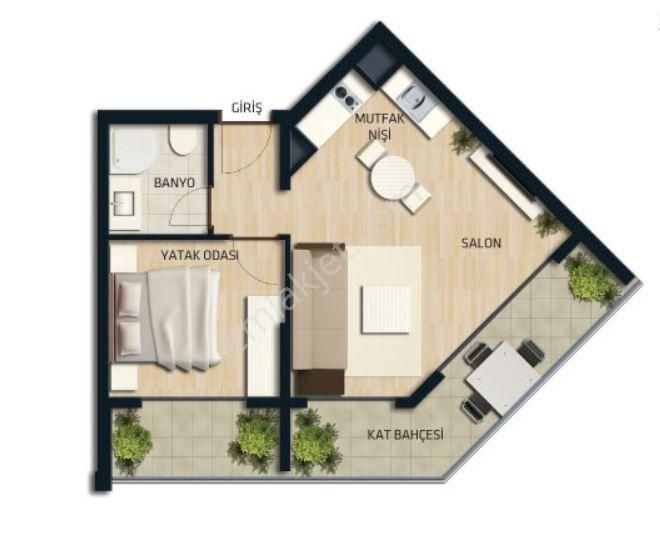 Tuzla Evura İstanbulda Muhteşem Deniz Manzaralı Geniş Lüx 1+1 - Görsel 6