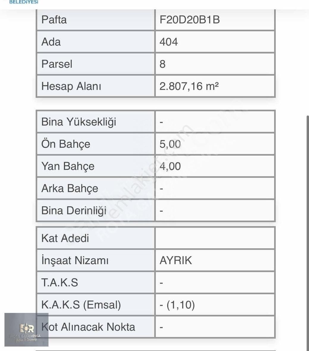 Silivri Alipaşa Mevkiinde 135m2 Satılık Konut İmarli Arsa
