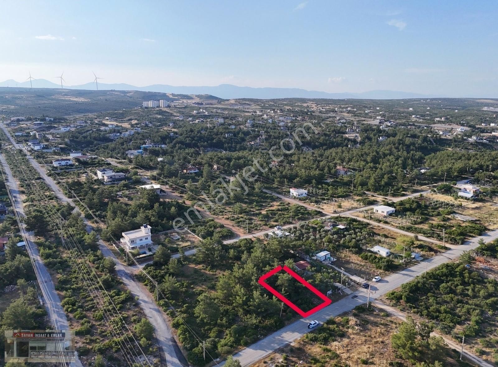 Didim Seyrantepe' De 600 M2 İmarlı Parselli Arsa