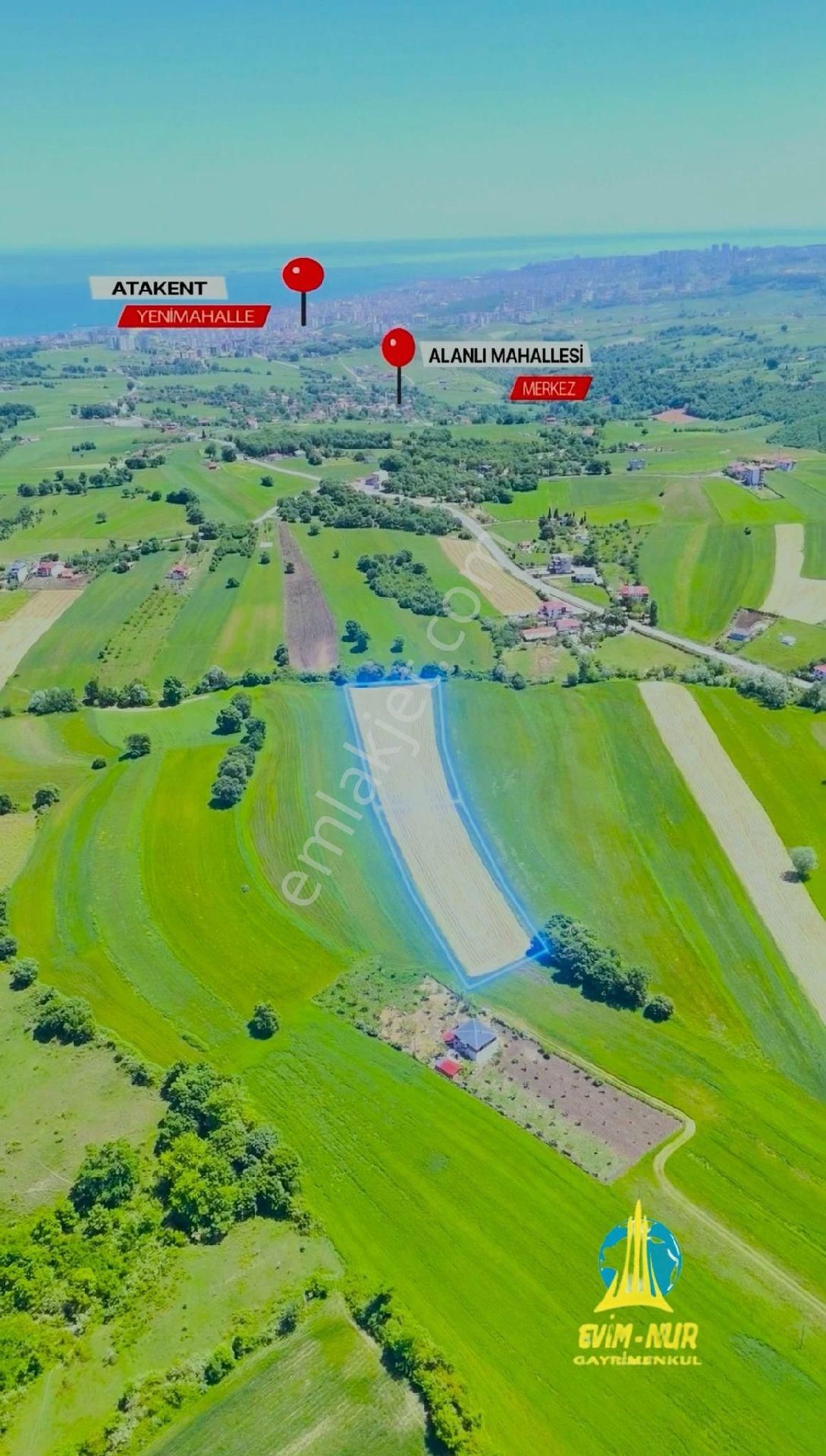 Evim-nur'dan Atakum Karaoyumca Mh 900m2 Yola Cephe Firsat Tarla