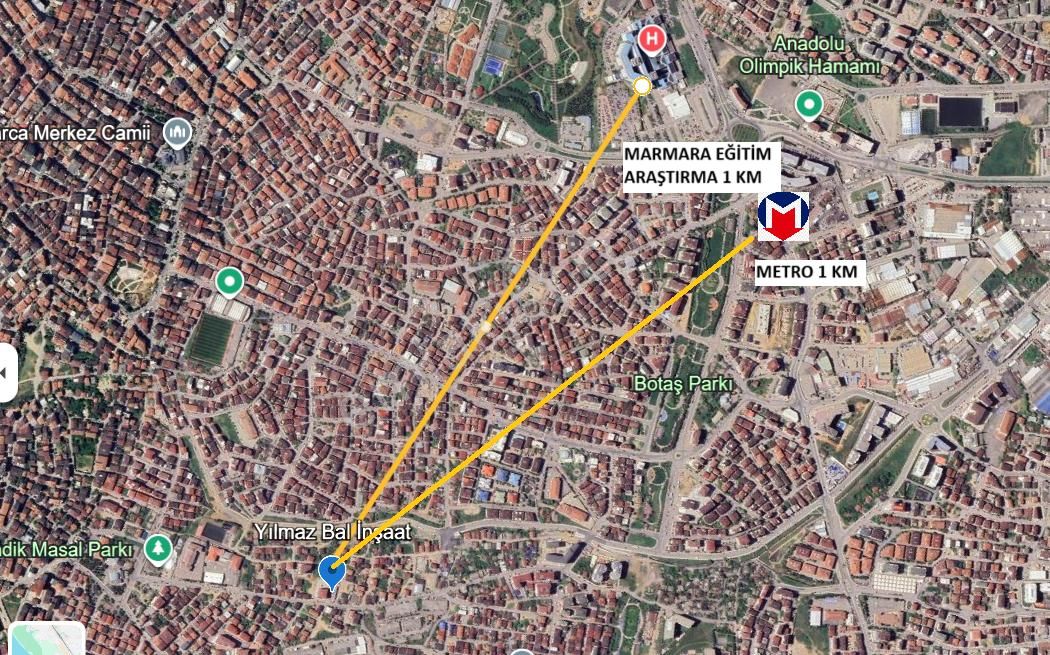 Satılık 3+1 Daire Marmara Hastanesi Ve Metroya Çok Yakın - Görsel 6