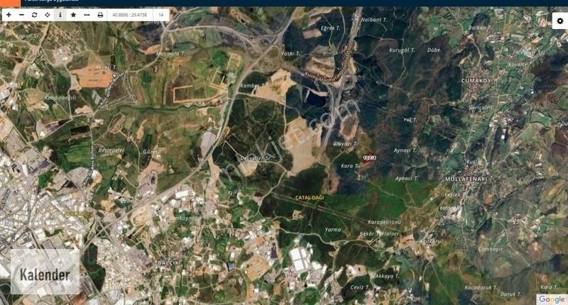 Gebze Mollafenari De Etrafı Orman 850 M2 Yolu Açılmış Arsa - Görsel 3