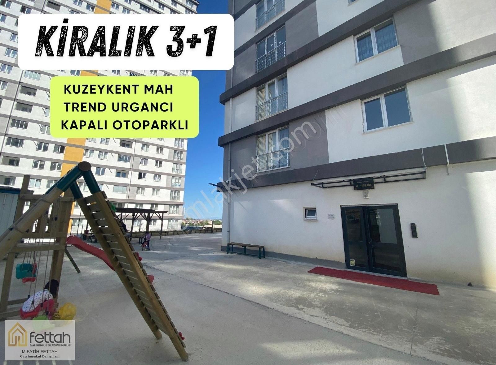 Kuzeykentte Merkezi Konumda 3+1 Kiralık Daire