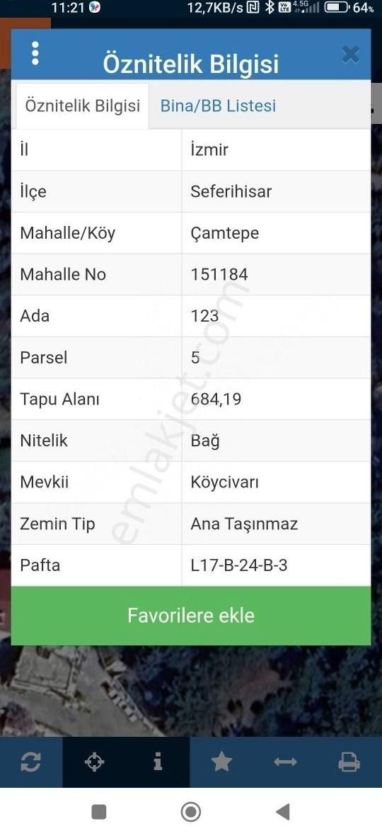 Seferihisar Çamtepe Satılık Arsa - Görsel 9