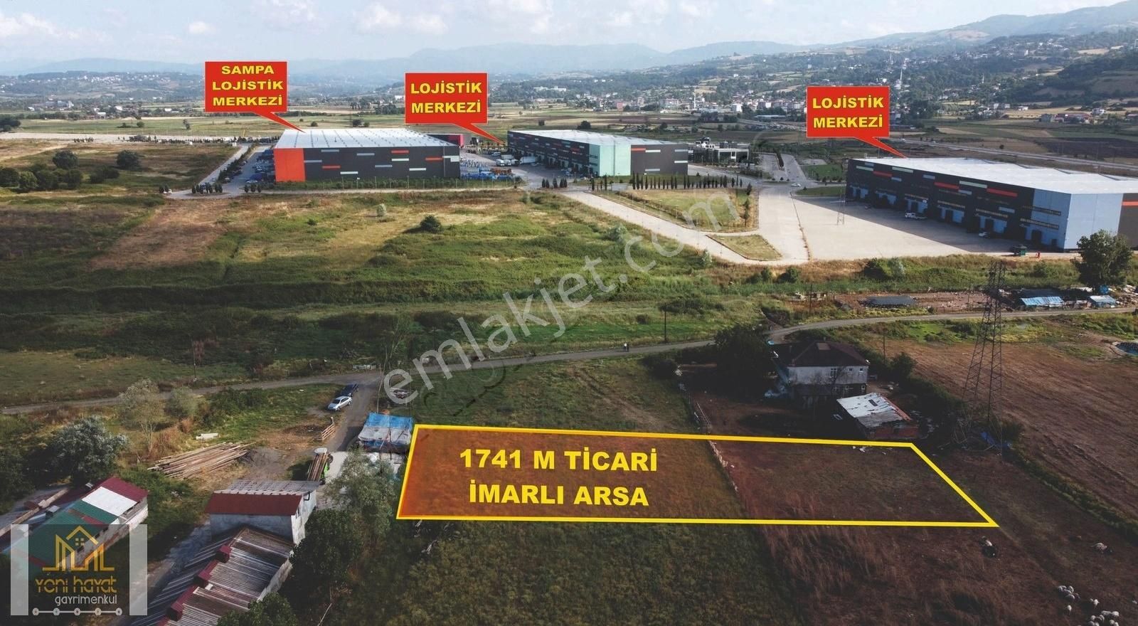 Tekkeköy Lojistik Merkezinde Ticari İmarlı Arsalar - Görsel 14