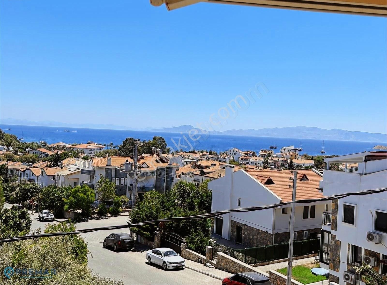 Premar Datça Tam Merkezde Kiralık Eşyalı Deniz Manzaralı Daire
