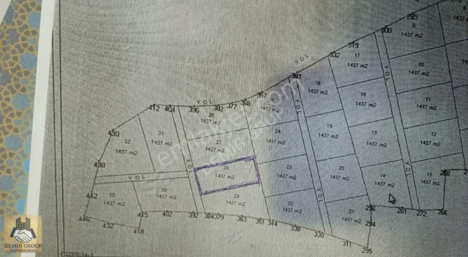 Bayat'da Yeri Belli 1,436 M2 Hisseli Satılık Tarla