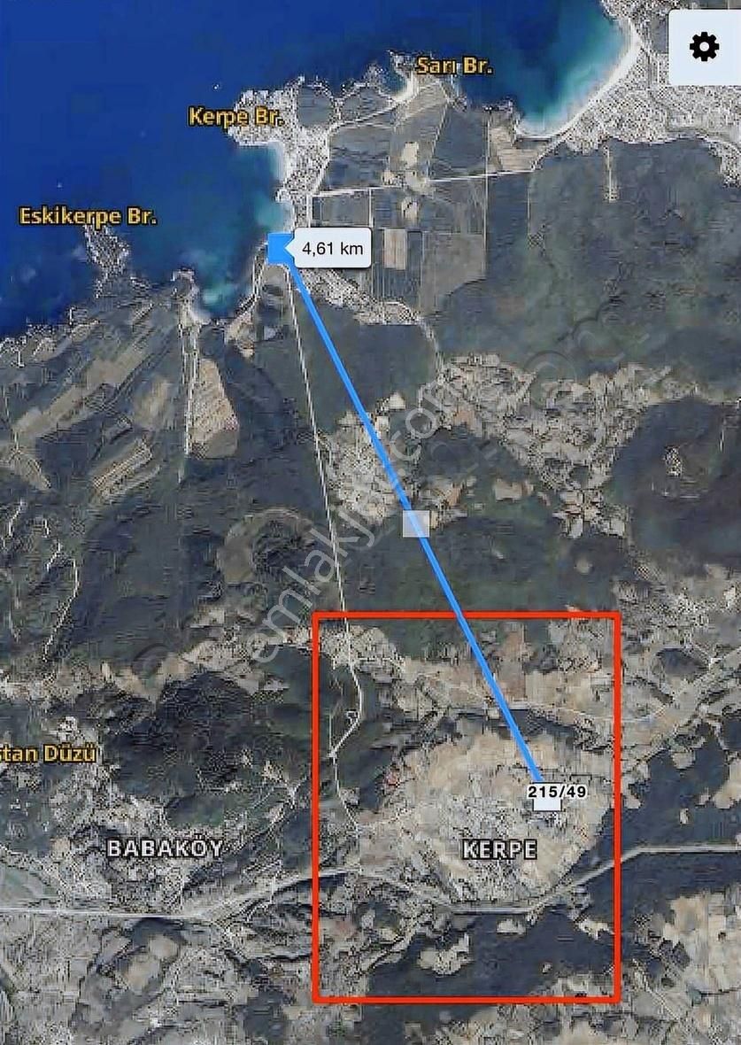 Kerpe'de_müstakil Parsel_denize Yakın_satılık_arsa