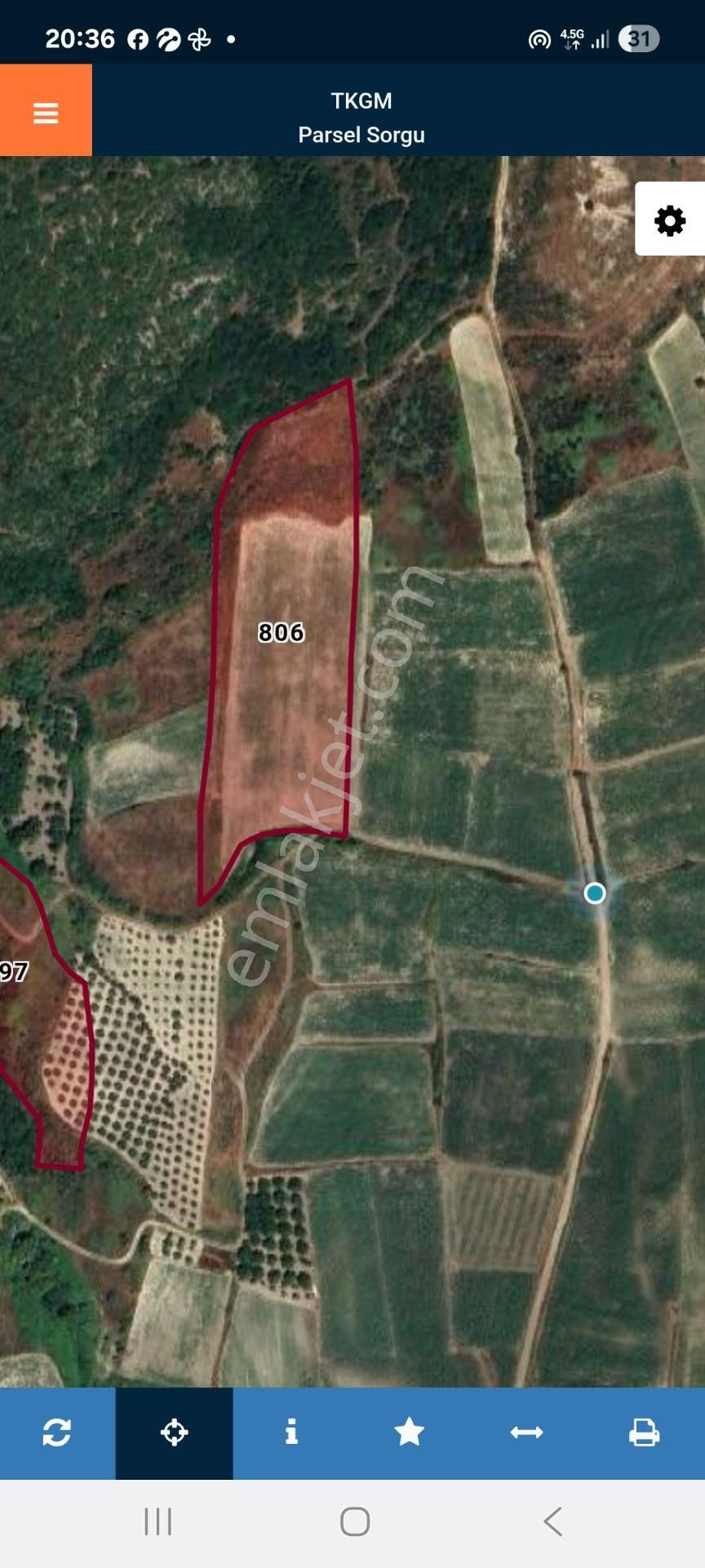 Bursa Karacabey Çamlıcada Anayola Yakın Satılık Yatırımlık 14600m2 Tarla - Görsel 8