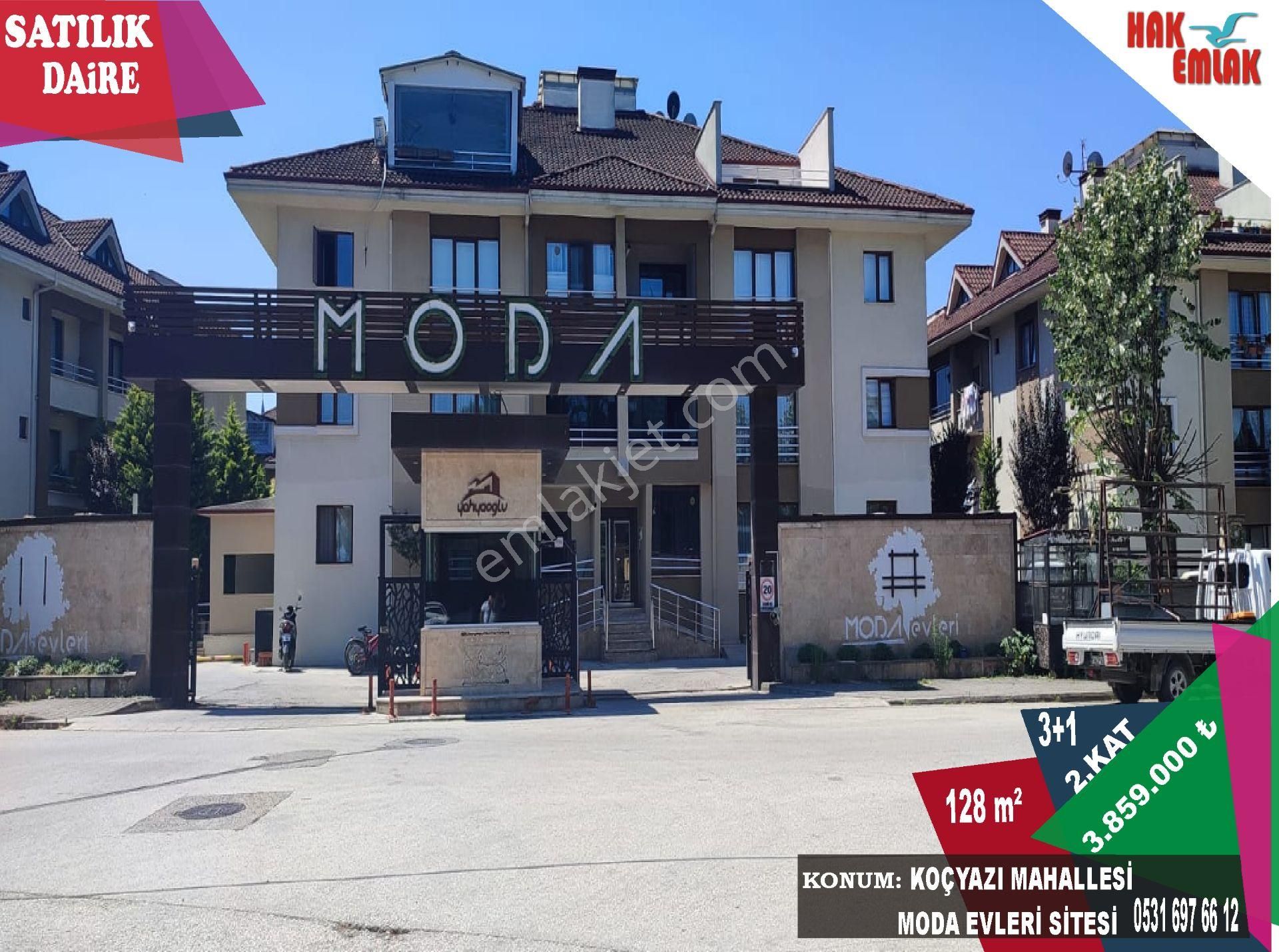 Hak Emlak'tan Moda Evleri Sitesi İçinde Satılık Arakat 3+1 Daire