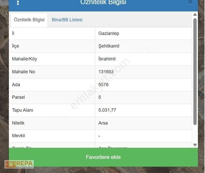 Repa Gayrimenkul Yılmaz Ateşgil'den İbrahimli'de Satılık Hisse