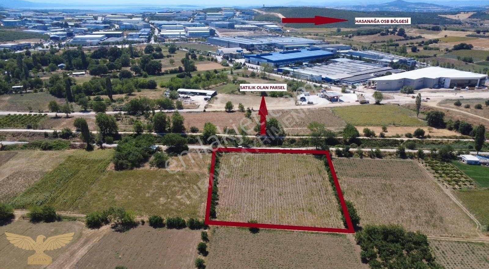 Hasanağa'da Resmi Yola Cephe Sanayi Ve Konuta Yakın 1732 M2 Arsa