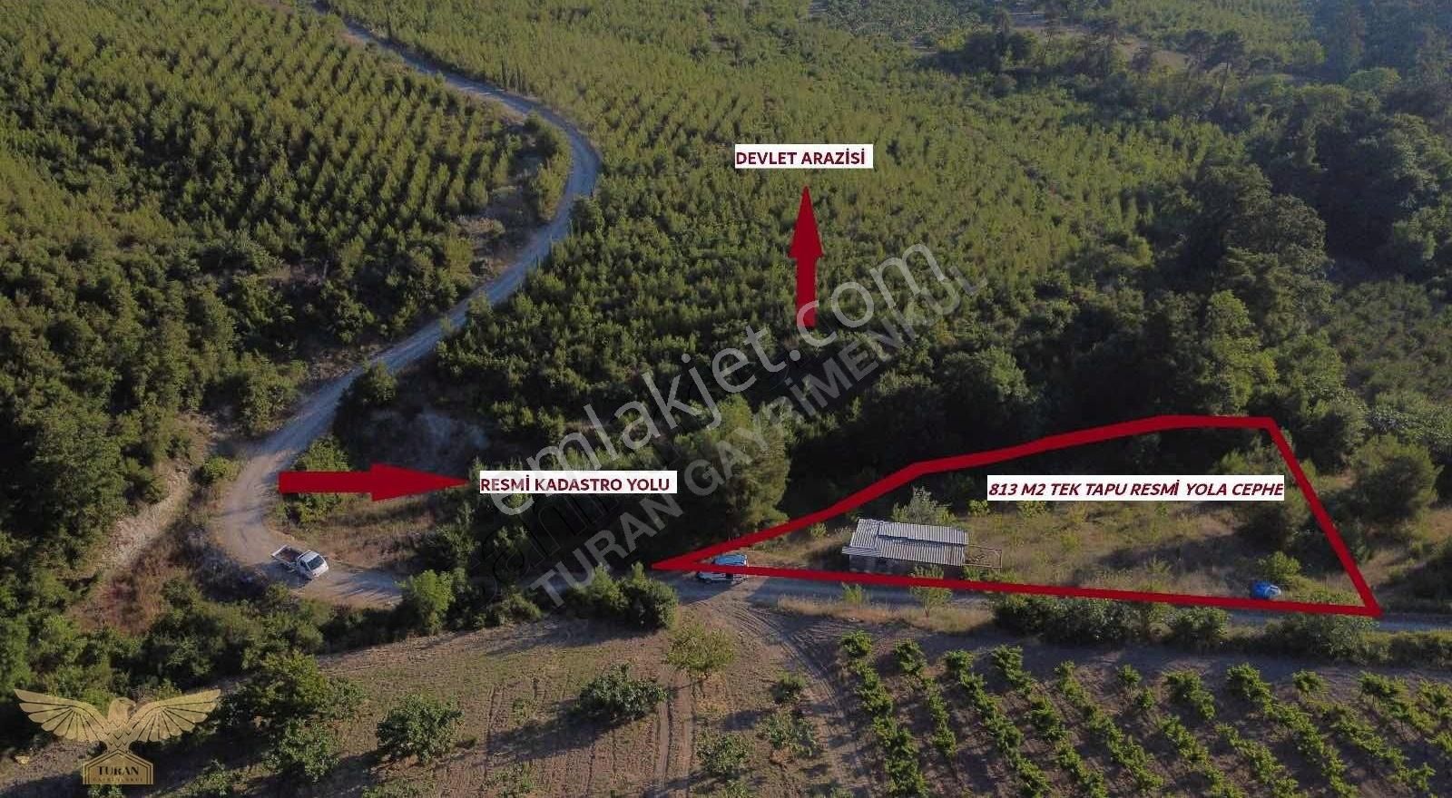 Çağlayan'da Tek Tapu 813 M2 Hobi Bahçesi Turan Gayrimenkul'den