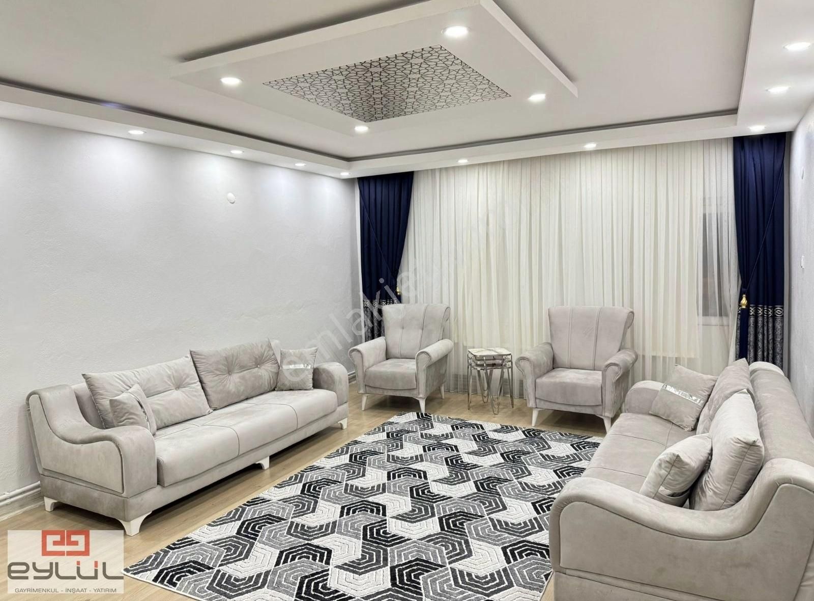 Eylül Gayrimenkul' Den Belsinde Ful Eşyalı Kiralık 3+1 Daire