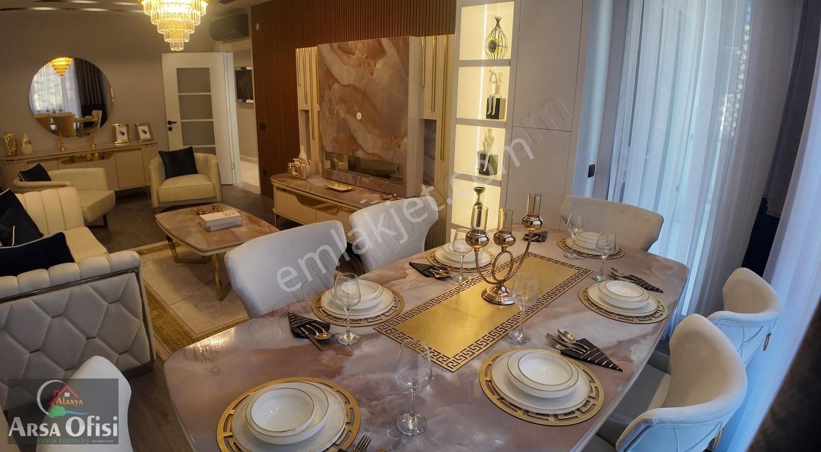 Alanya Oba'da Satılık Havuzlu Site'de 3+1 Daire - Görsel 22