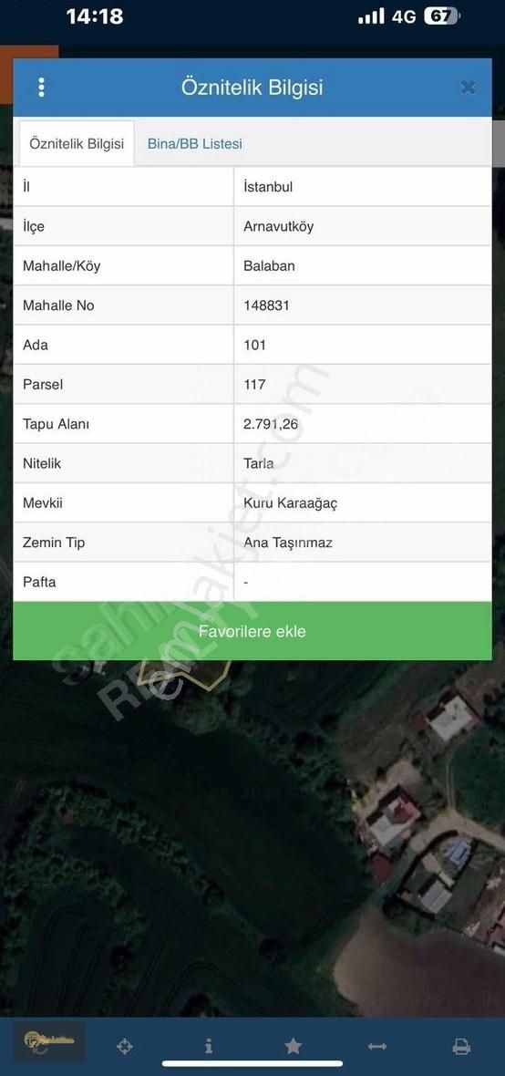 Arnavutköy Balaban Satılık Arsa 440m2 Fırsat Köy İçi - Görsel 4