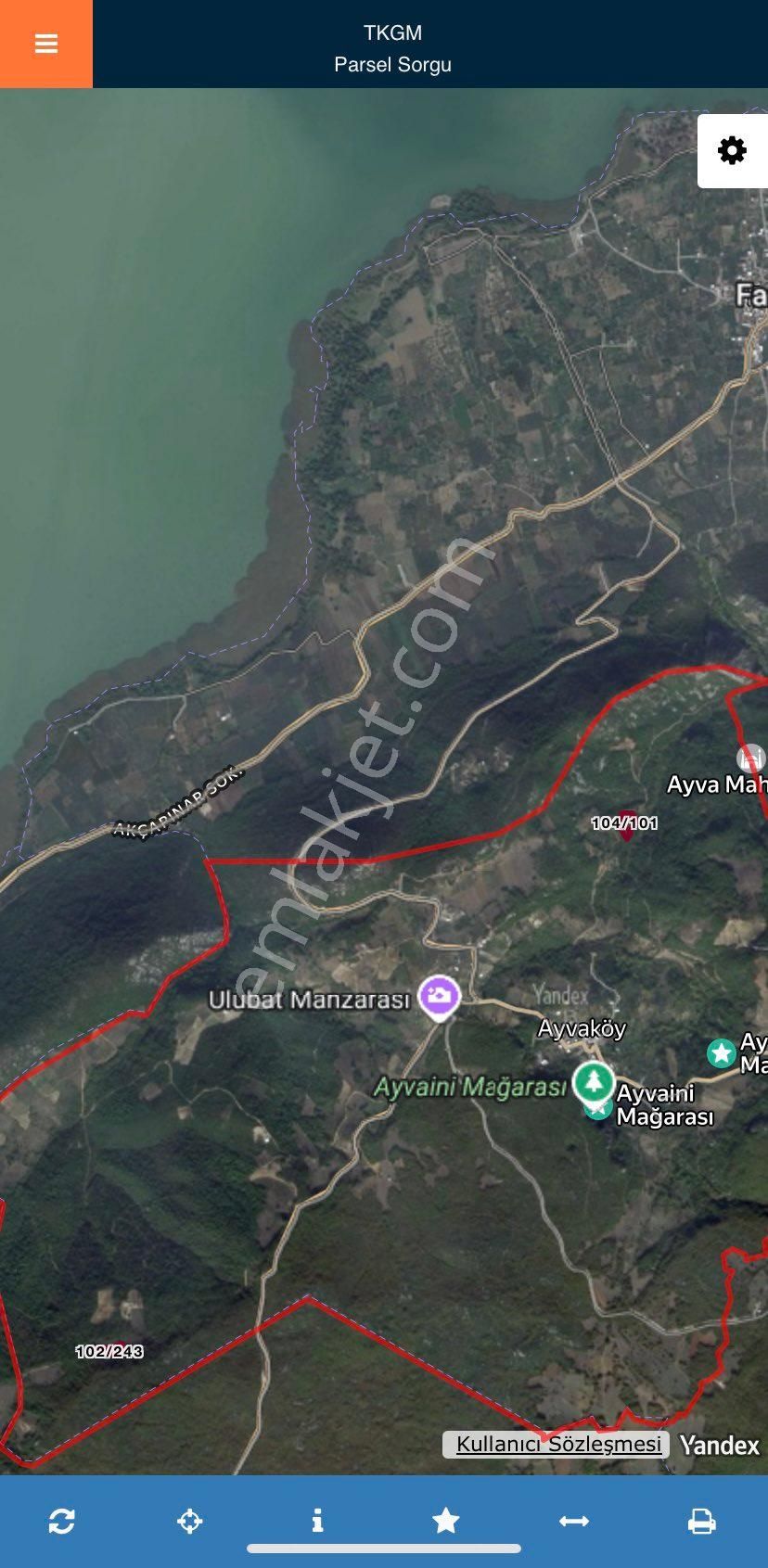 İsminar Yılmaz Dan Nilüfer İlçesi Ayva Köyünde Satılık Tarlalar - Görsel 9