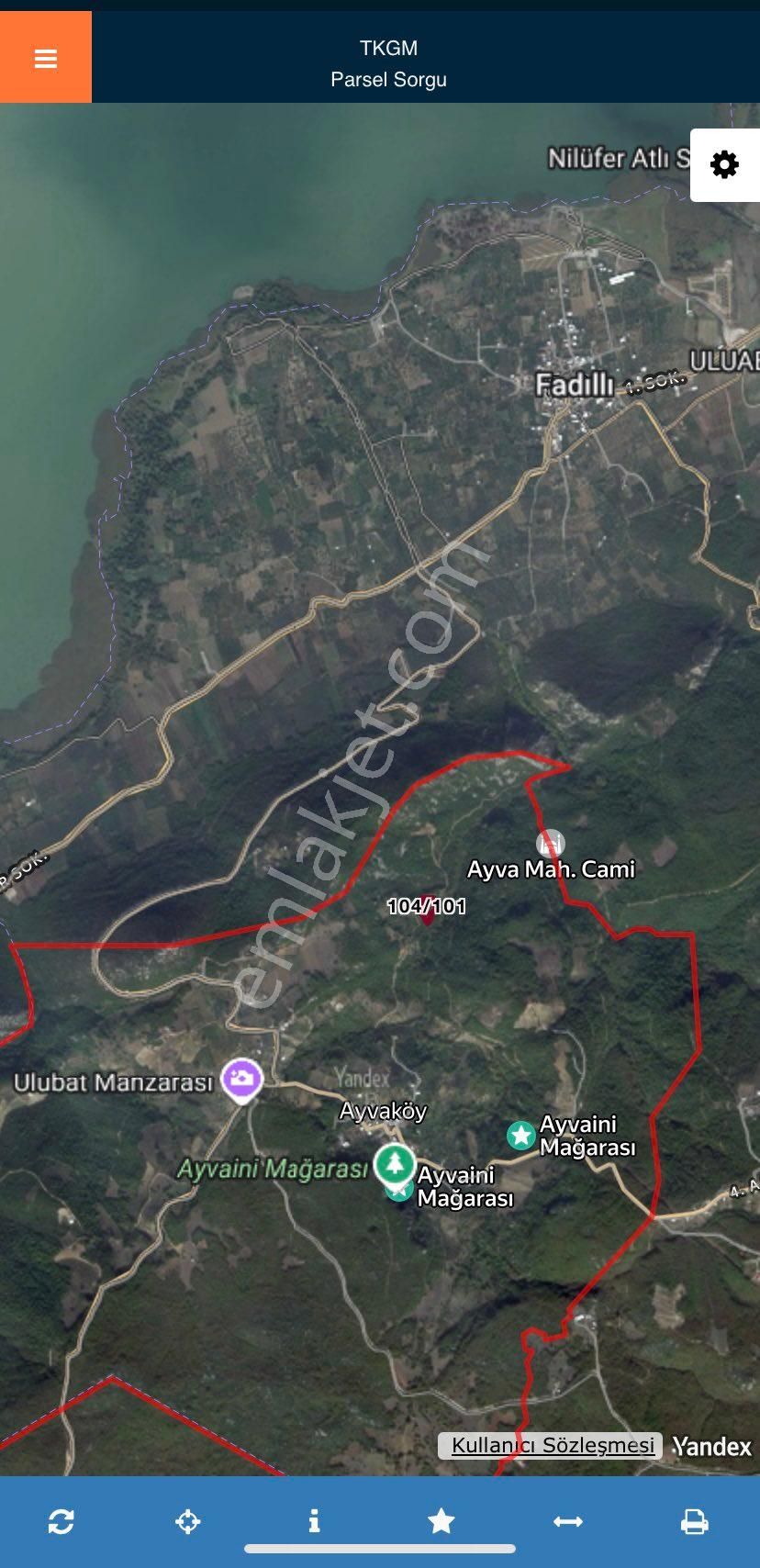 İsminar Yılmaz Dan Nilüfer İlçesi Ayva Köyünde Satılık Tarlalar - Görsel 6