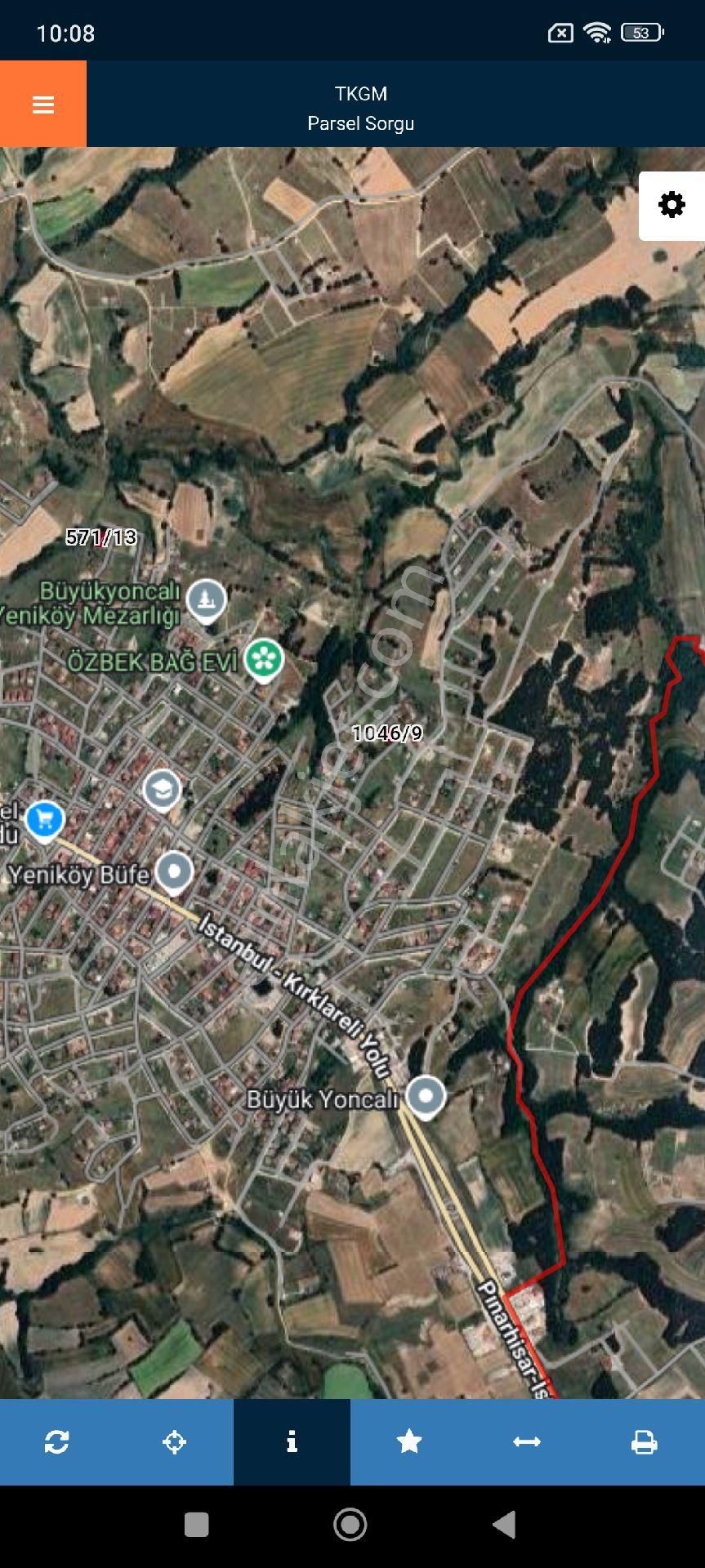Tekirdağ Saray Büyükyoncalı Satılık İmarlı İfrazlı 220m2 Arsa