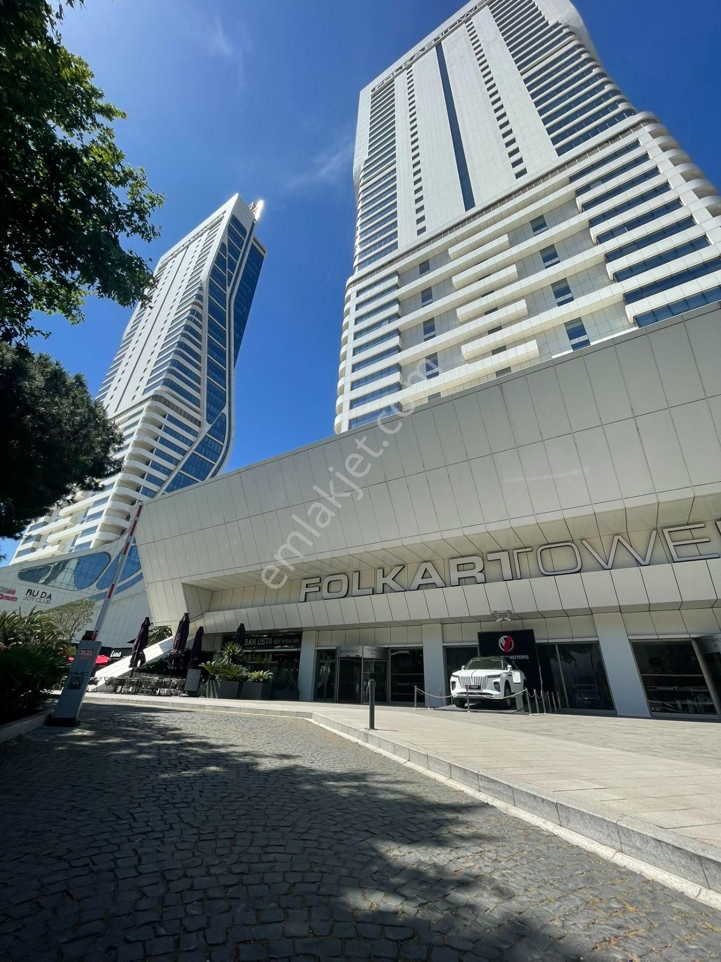 Folkart Towers A Kulede Deniz Tarafında Satılık Prestijli Ofis!