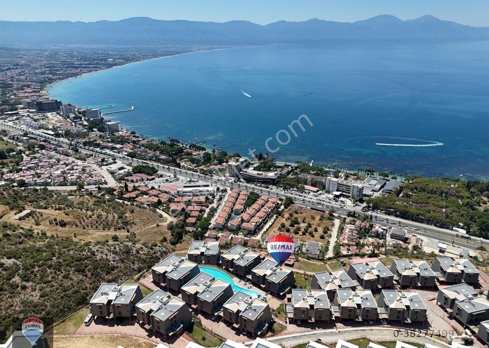 Kuşadası Vista Marin'de Muhteşem Manzaralı, Bahçe Katı Daire