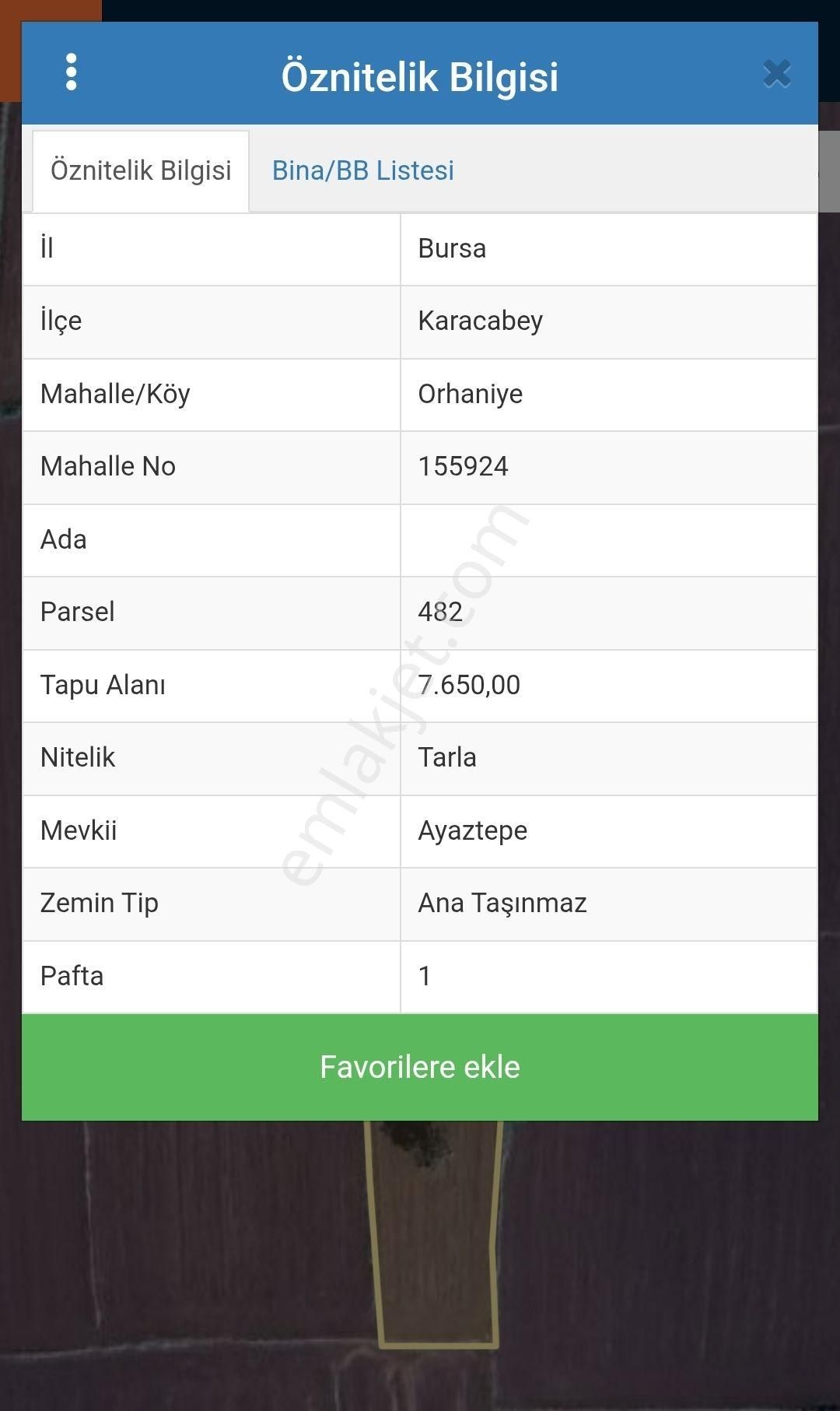 Orhaniye'de Kaçırılmıyacak Takaslanabilir Fırsat Arsa