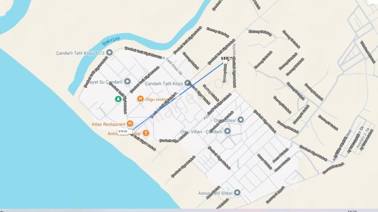 İzmir Dikili Çandarlı'da Denize 676 Metre | 2 Kat Projeli | İfrazlı | Müstakil Tapu | Hazır Ruhsatlı - Görsel 23
