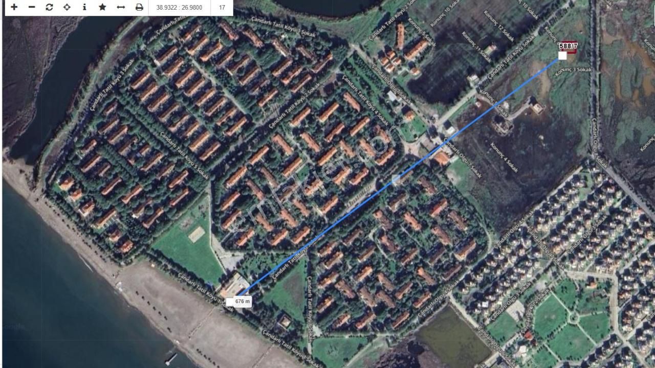 İzmir Dikili Çandarlı'da Denize 676 Metre | 2 Kat Projeli | İfrazlı | Müstakil Tapu | Hazır Ruhsatlı - Görsel 19