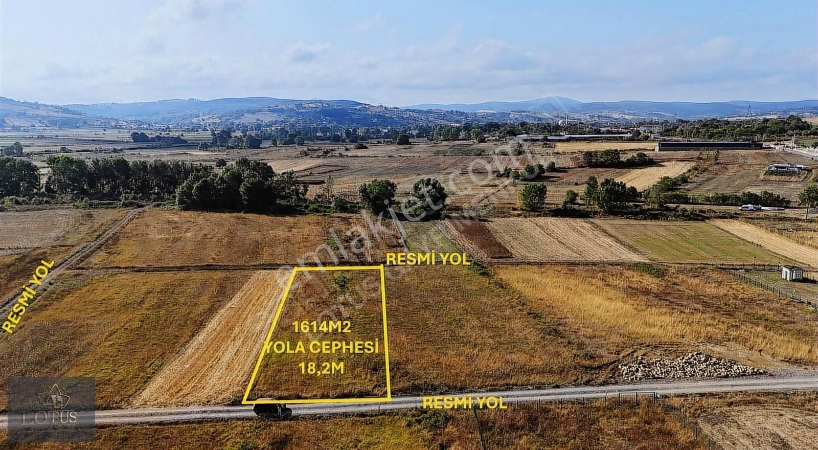 Kupon!körfez Kutluca Full Altyapılı Yola Parsel 1614m2 Arazi