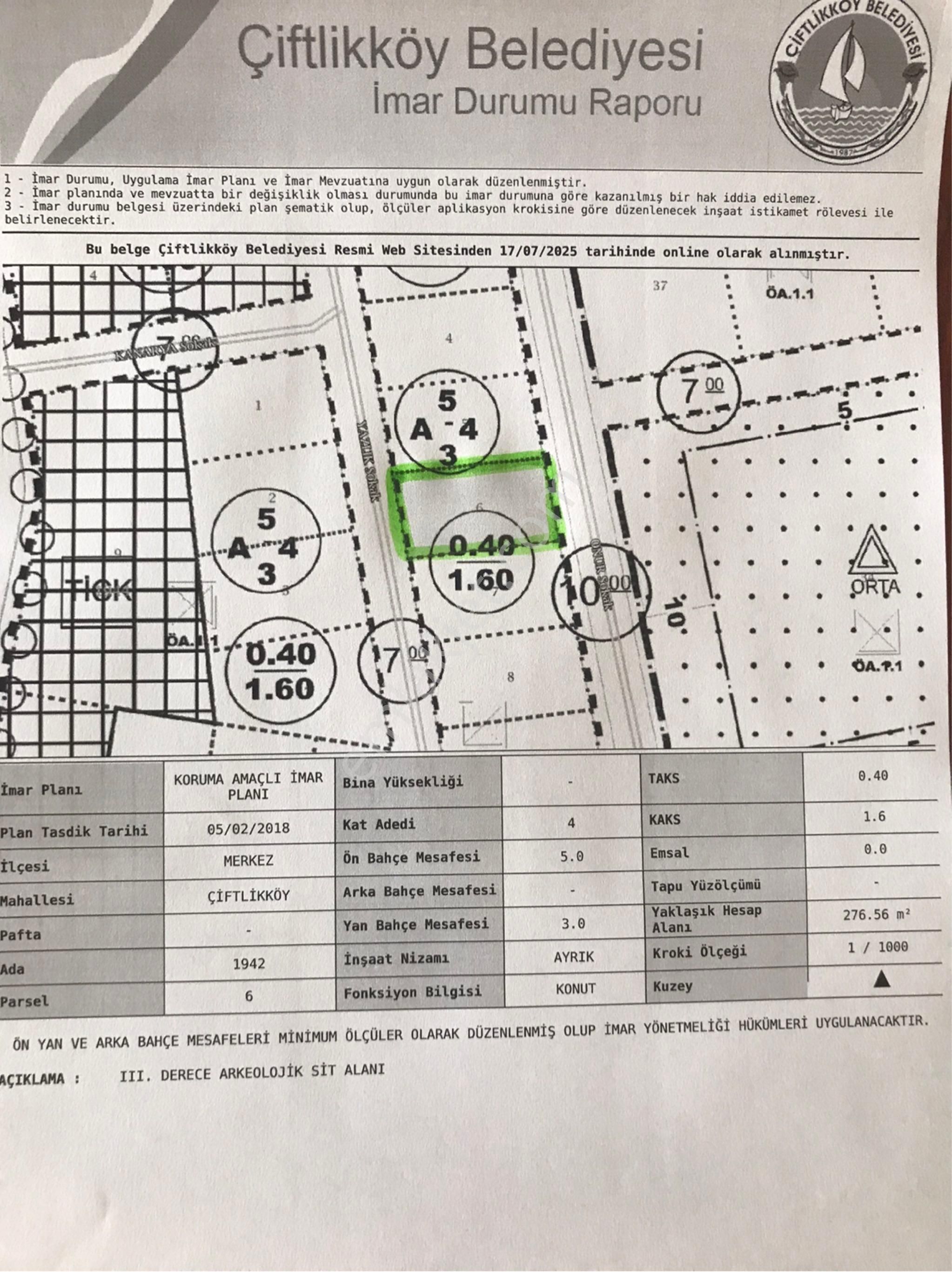 Yalova Çiftlikköyde Denize Yakın Arsa