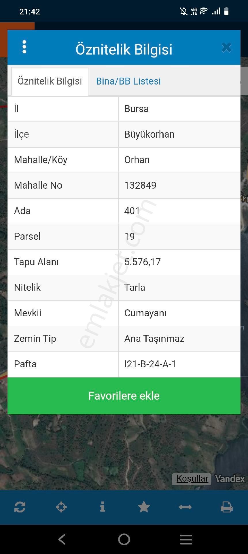 #satılık Tarla#bursa Büyükorhan Orhan Mahallesinde 5.576 M2 Satılık Tarla