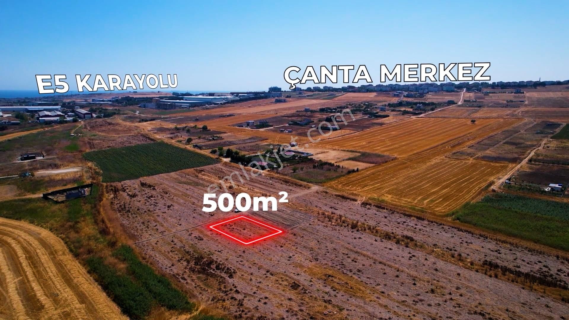 Silivri Çanta Sancaktepe 500m2 Satılık İmarlı İfrazlı Arsa