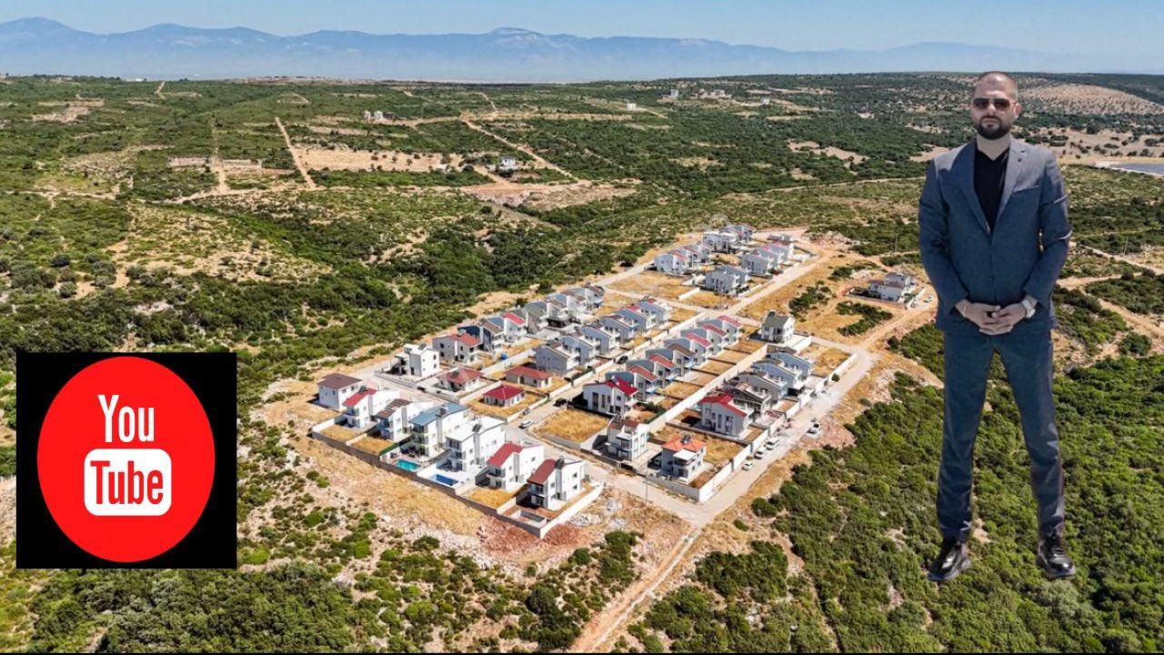 !! Didim Bozsekide Enginkentte Köşe Konumda Yola Sıfır 300m2 Villi İmarlı Arsa