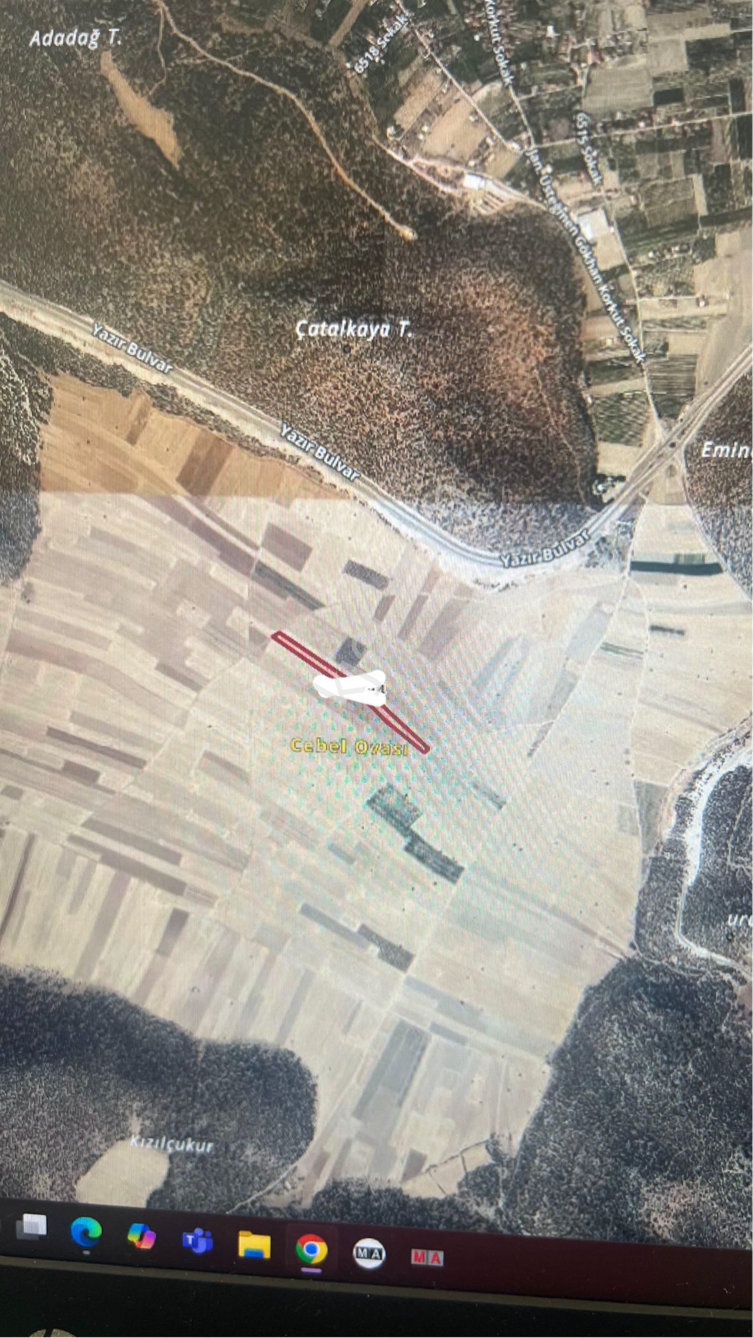 Korkuteli Yazır Mah Satılık Tarla - Görsel 2