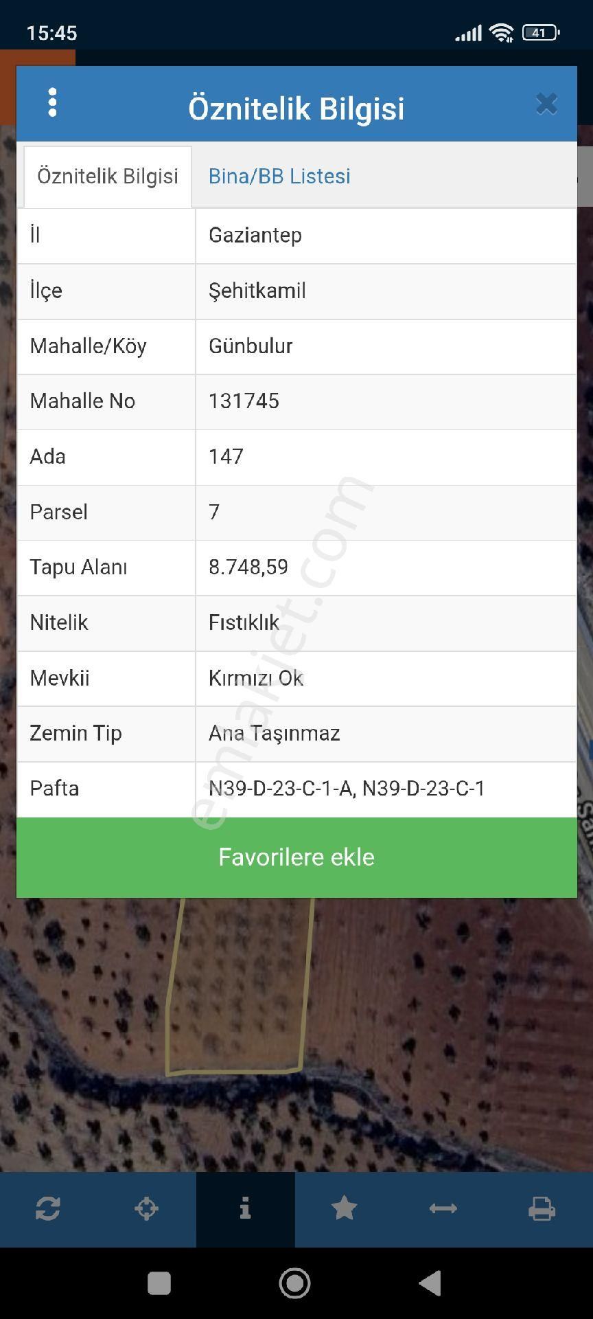Asil Evim Emlak'tan Satılık Full Fıstık Mahsüllü Asfalta Sıfır Tarla - Görsel 10