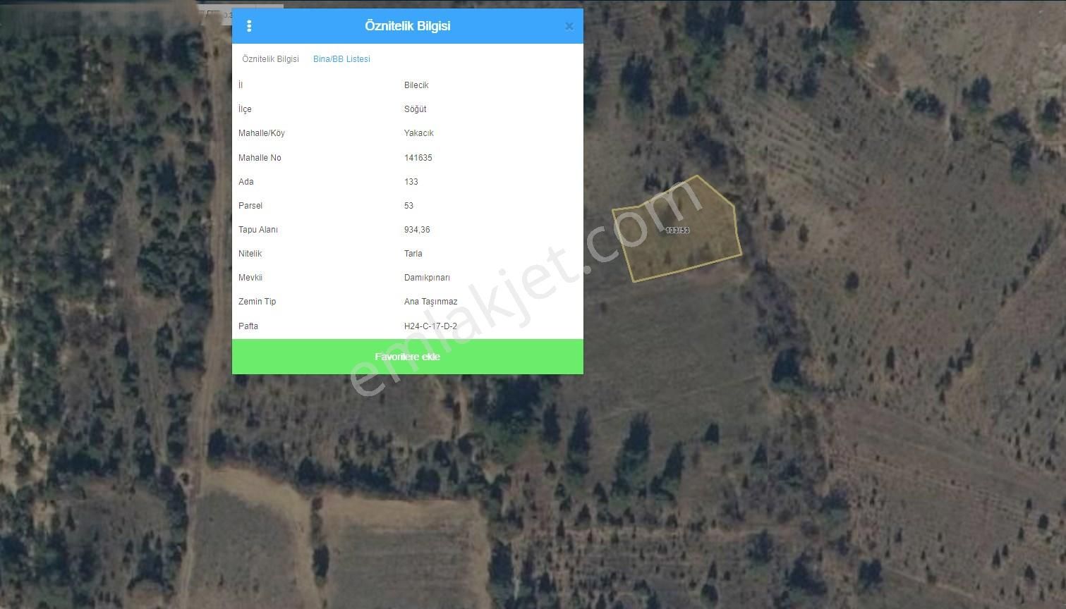 Fırsat - Uygun Arsa Bilecik Söğüt Yakacık Köyünde, Kaçırmayın