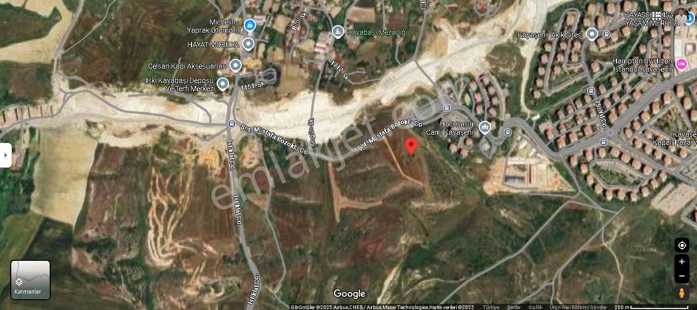 Başakşehir Kayabaşı'nda 35.320m2 Villa+konut İmarlı Satılık Arsa