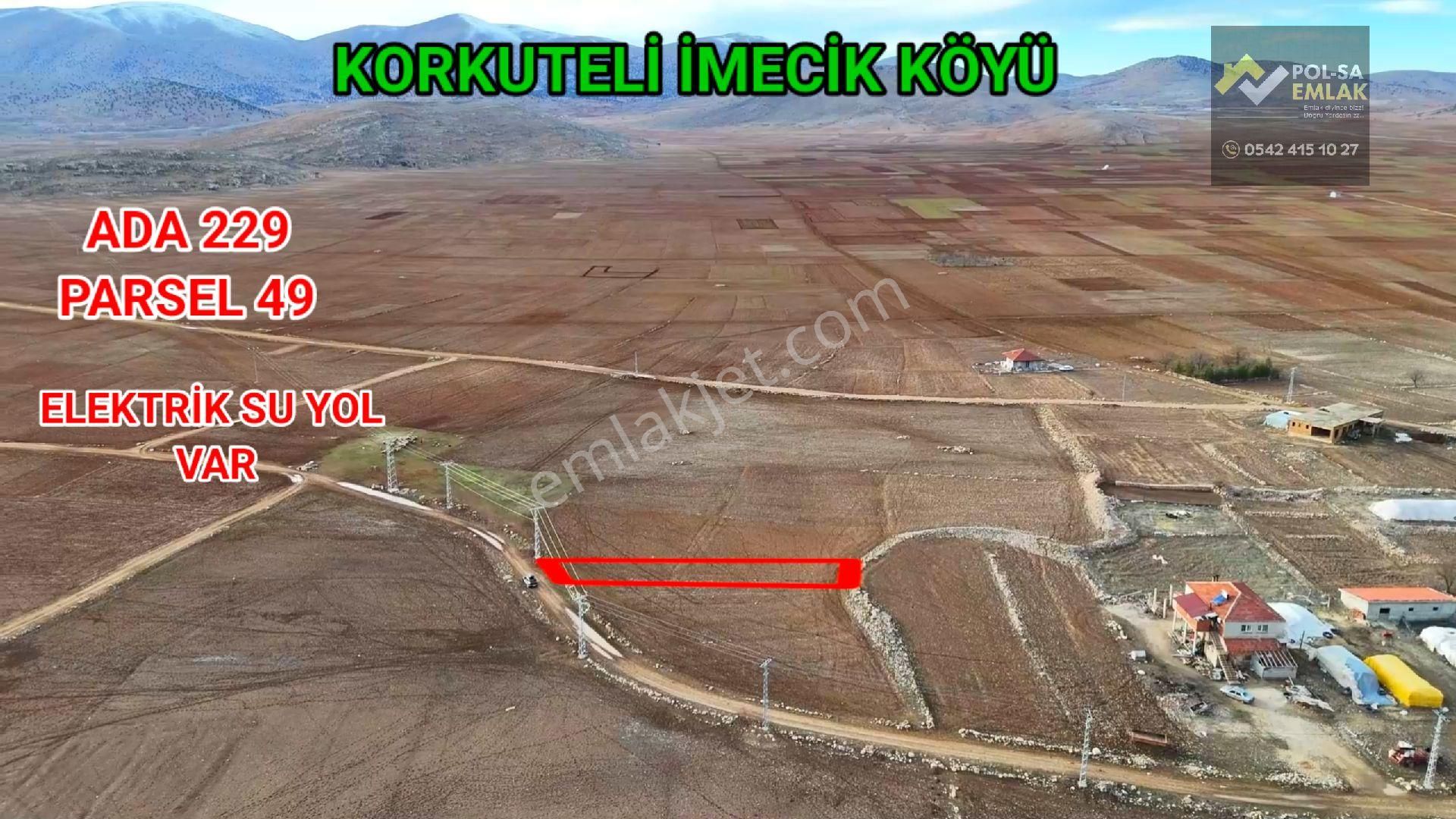 ✅korkuteli ✅imecik Köyü✅satılık 302m2 Köy İçi Tarla ✅elektrik Su Yol Var - Görsel 3