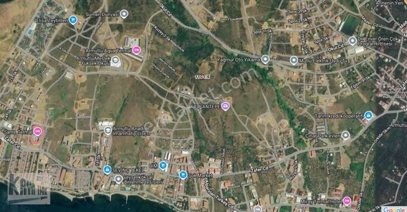 Kaya Emlaktan Denize Termale Yakın Arsa