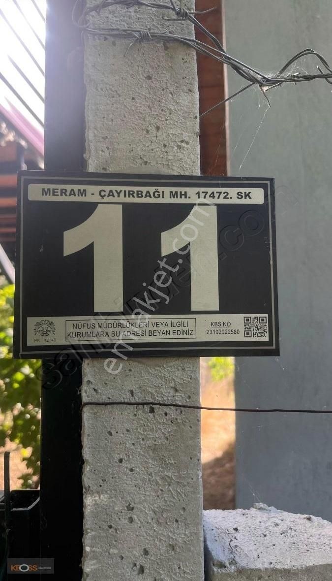 Meram Cayirbagi Balikci Dede Civarı Satılık Bahce Evi - Görsel 9