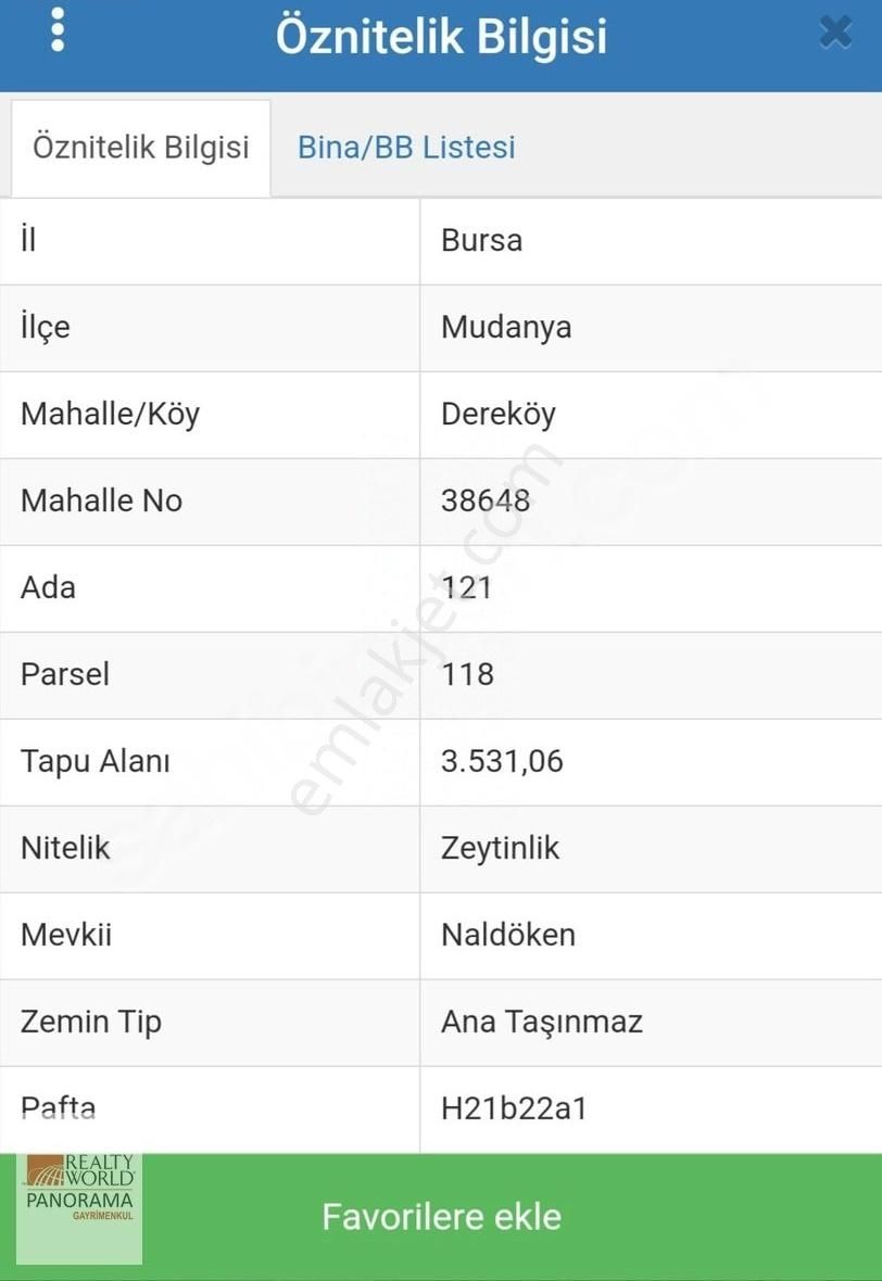 Mudanya Dereköyde 3531 Mt Zeytinlik (ev Takaslı ) - Görsel 6