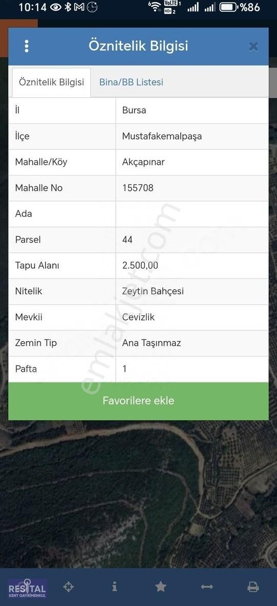 Mustafakemalpaşa Akçapınar 2500 M2 Zeytin Bahçesi - Görsel 6