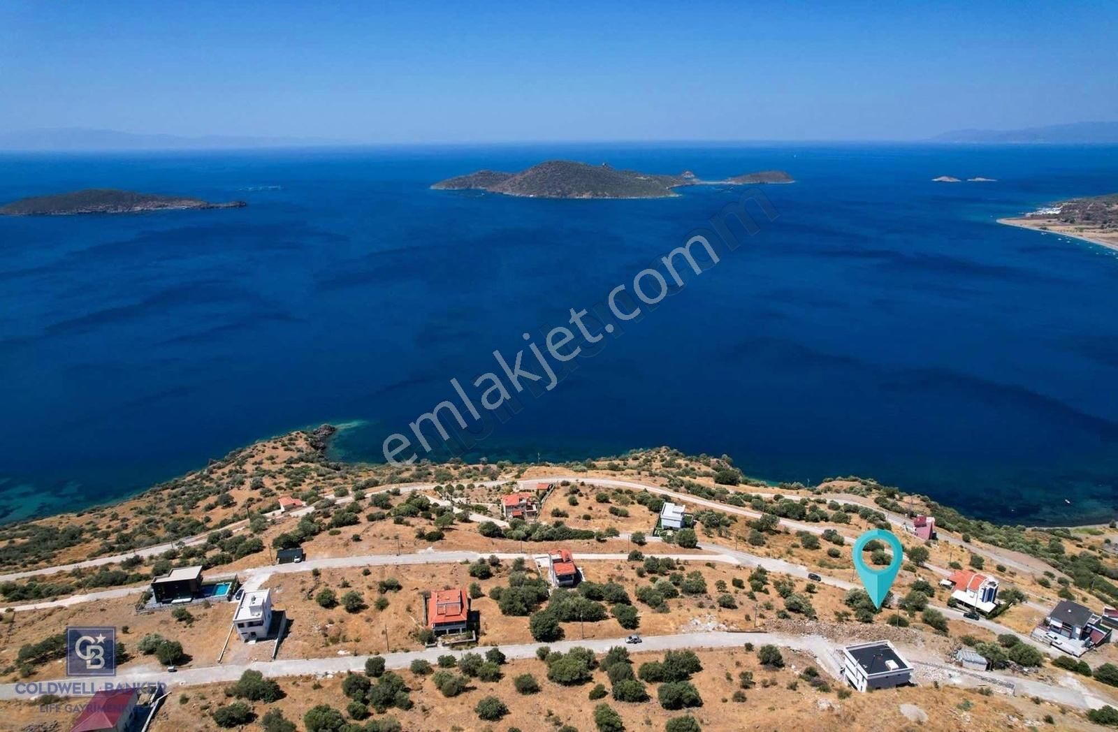 Çandarlı Eyko Ada Ve Deniz Manzaralı Villa İmarlı Satılık Arsa - Görsel 16