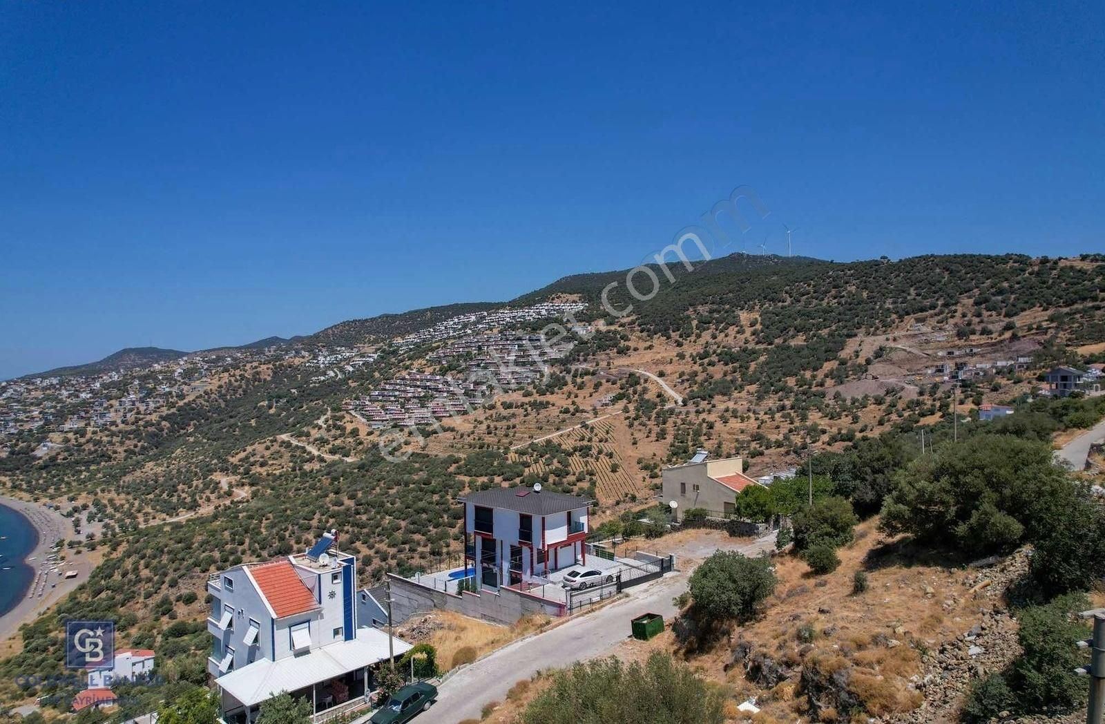Çandarlı Eyko Ada Ve Deniz Manzaralı Villa İmarlı Satılık Arsa - Görsel 23
