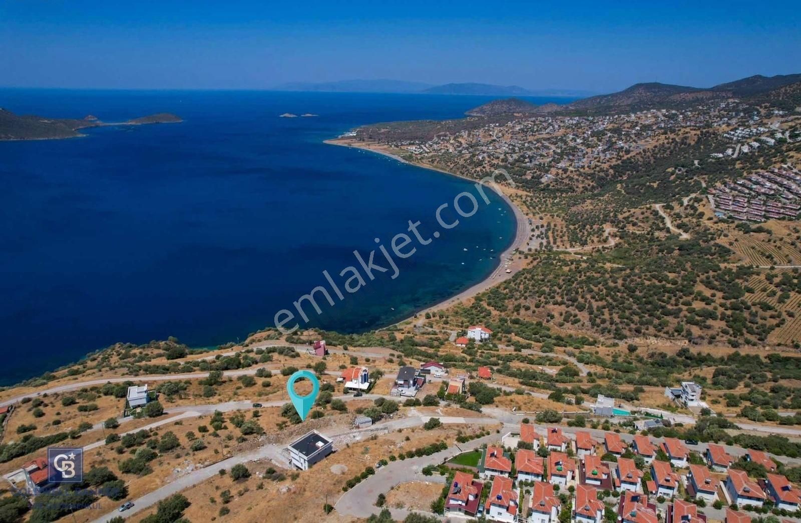 Çandarlı Eyko Ada Ve Deniz Manzaralı Villa İmarlı Satılık Arsa - Görsel 12