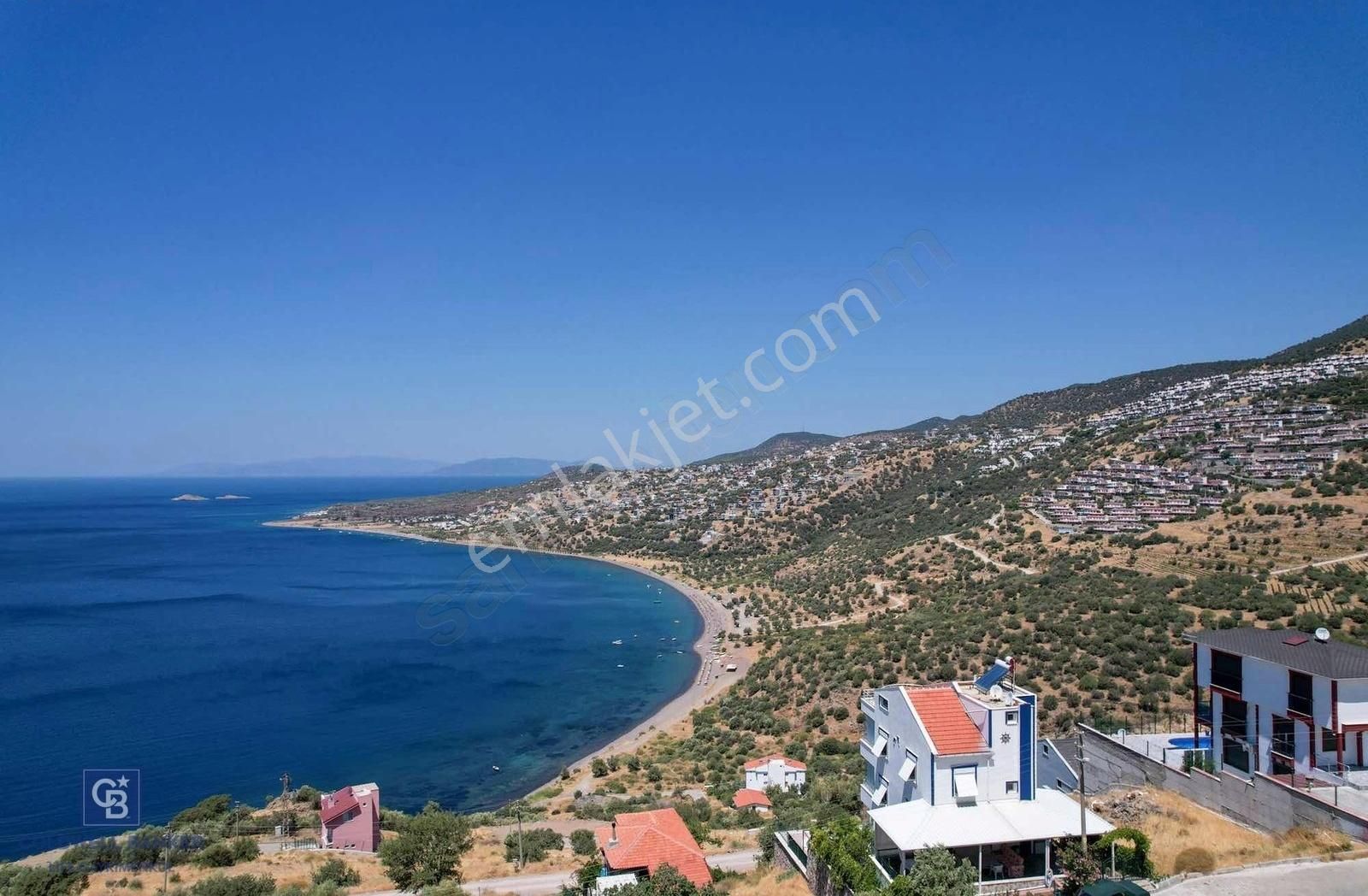 Çandarlı Eyko Ada Ve Deniz Manzaralı Villa İmarlı Satılık Arsa - Görsel 19