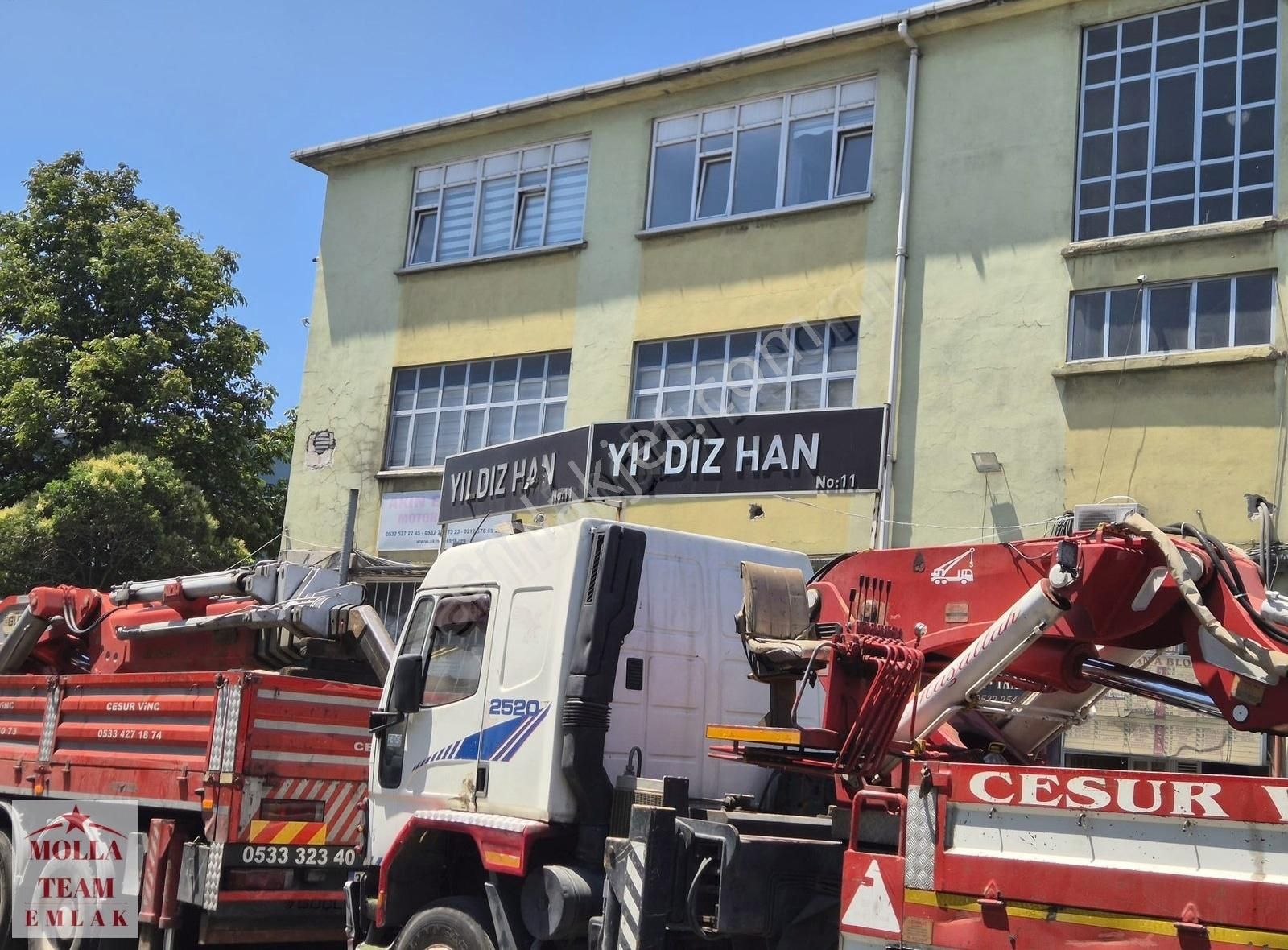 Molla Team'den Yıldızhan İş Merkezinde Kiralık İmalathane